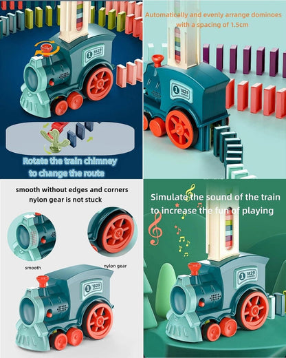 Train Toy Domino Set for Kids | BPA Free Plastic with Sound Effects